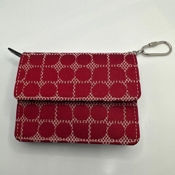 KATE SPADE New York Red Small Wallet w/ Keychain - Picture 8 of 8
